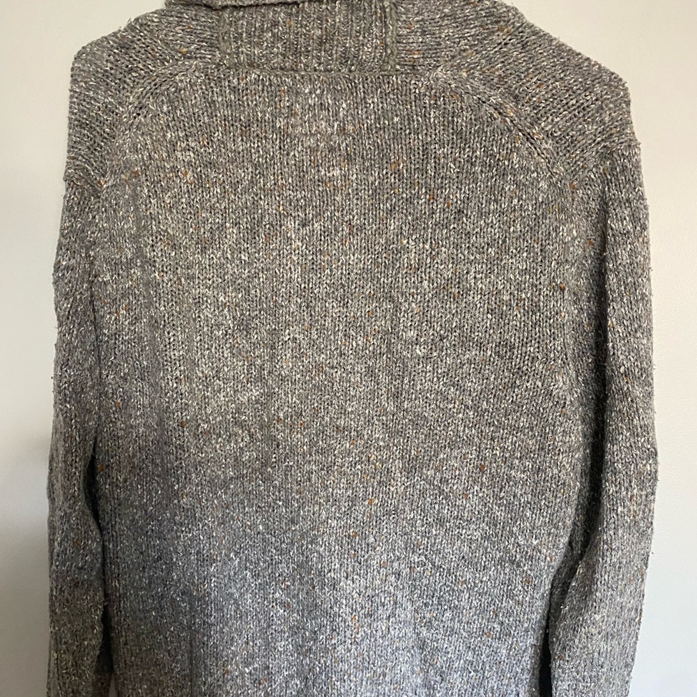 Men’s St. John’s bay button up grey and tan cardigan size small - Picture 4 of 4